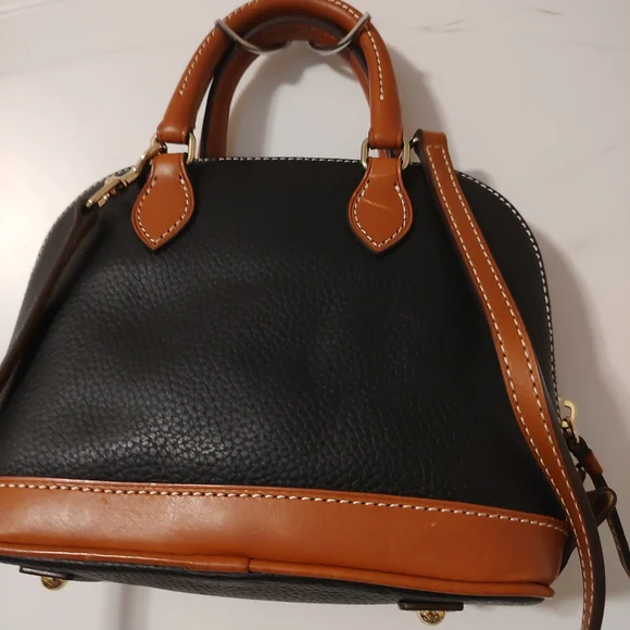 Dooney & Bourke Black and Brown Mini Bag - Picture 5 of 14